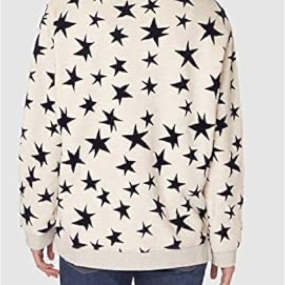 Scotch & Soda Size 2 Medium Gray Stars Sweatshirt - Picture 14 of 15